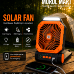 X-16 Rechargeable Solar Fan